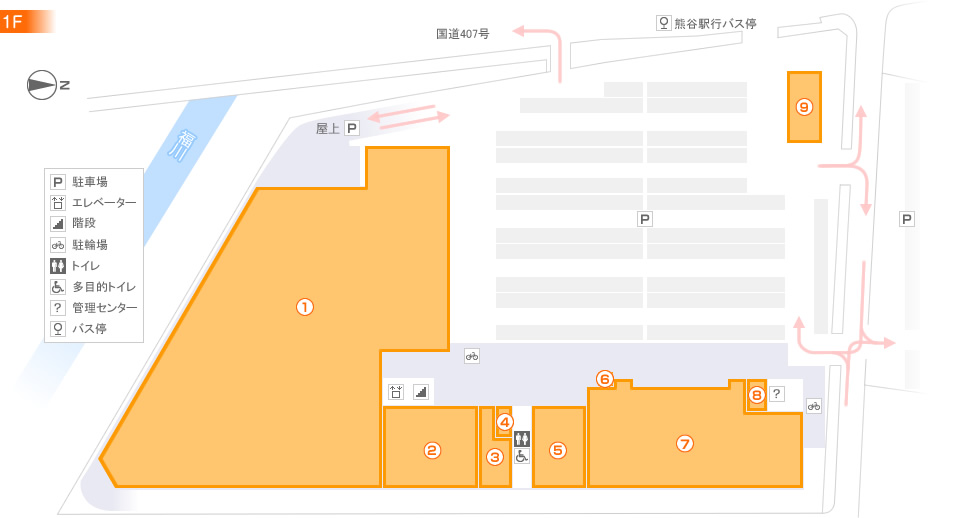 フロア 1F